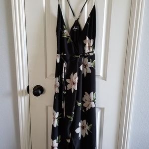 Lulus Wrap Maxi Dress